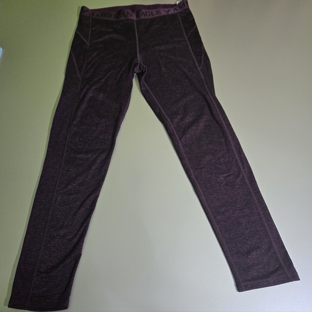 American Eagle Outfitters Dark Purple Leggings